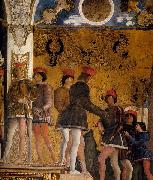 The Court of Gonzaga Andrea Mantegna